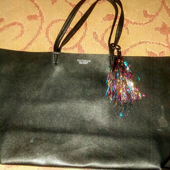 VS Pink black leather Toto bags - Picture 4 of 4